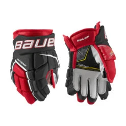 Bauer Supreme 3S Pro Junior Ice Hockey Gloves -Discount Hockey Shop 3SProJr.Black Red White