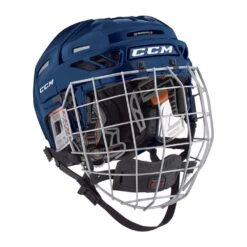 CCM FitLite 3DS Hockey Helmet With Cage Senior 11 CCM FitLite 3DS Hockey Helmet With Cage Senior -Discount Hockey Shop 3dscombonavysilver