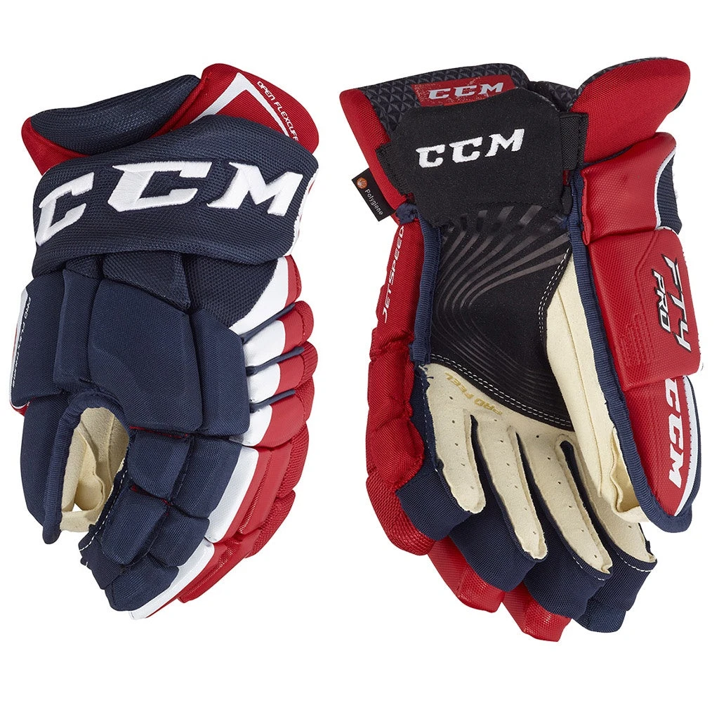 CCM Jetspeed FT4 Pro Junior Ice Hockey Gloves 3 CCM Jetspeed FT4 Pro Junior Ice Hockey Gloves