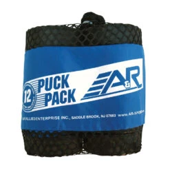 A&R Mesh Bag With Hockey Pucks - 12-Pack