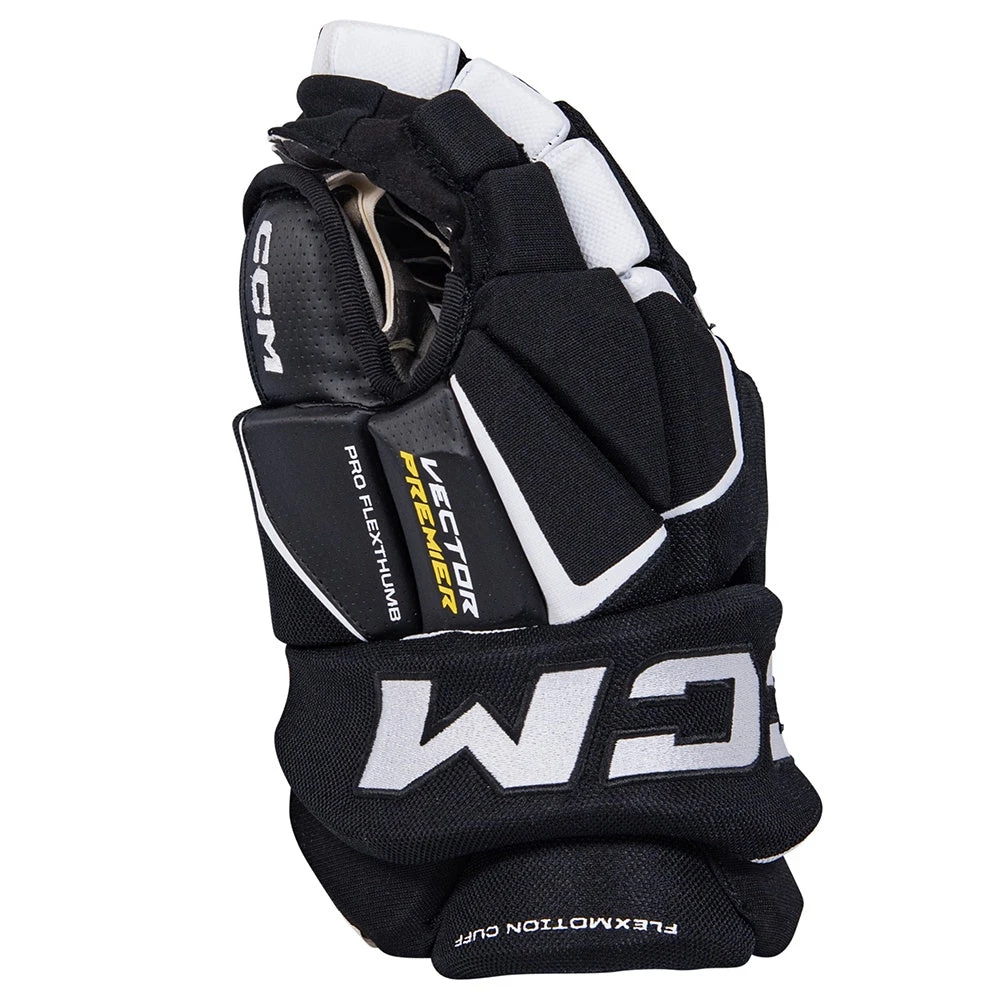 CCM Tacks Vector Premier 2022 Junior Ice Hockey Gloves 3 CCM Tacks Vector Premier 2022 Junior Ice Hockey Gloves