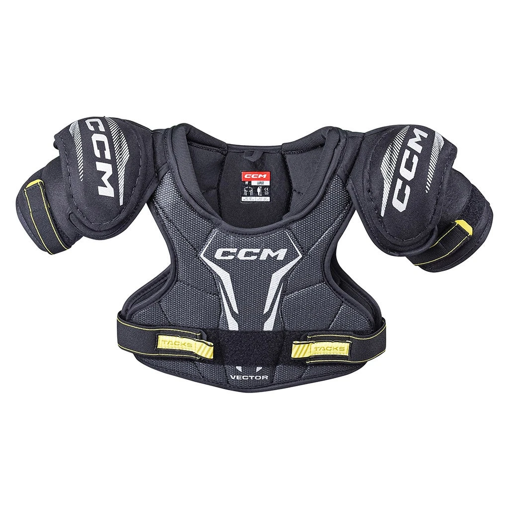 CCM Tacks Vector 2022 Youth Ice Hockey Shoulder Pads 3 CCM Tacks Vector 2022 Youth Ice Hockey Shoulder Pads