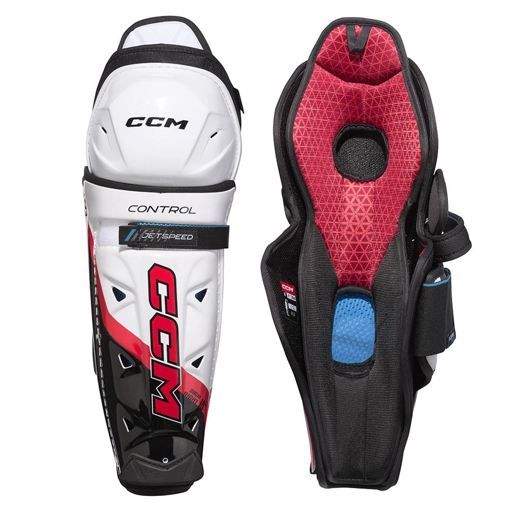 CCM Jetspeed Control 2023 Junior Ice Hockey Shin Guards 3 CCM Jetspeed Control 2023 Junior Ice Hockey Shin Guards