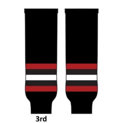 Pearsox NHL Pro Weight Hockey Socks - Chicago 8 Pearsox NHL Pro Weight Hockey Socks - Chicago -Discount Hockey Shop Chicago PWCHIC3 3rdBlack