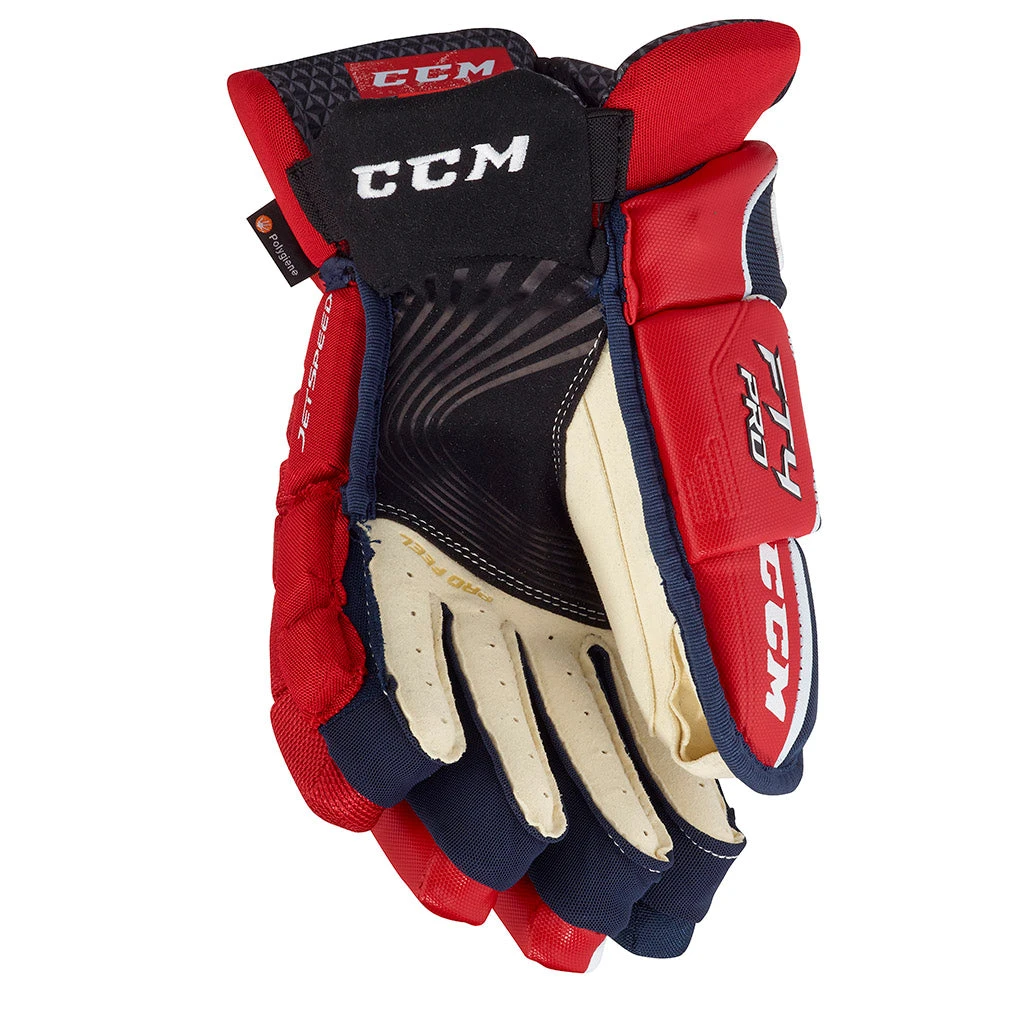 CCM Jetspeed FT4 Pro Junior Ice Hockey Gloves 5 CCM Jetspeed FT4 Pro Junior Ice Hockey Gloves - Image 3