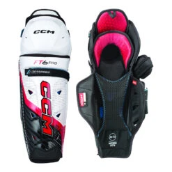 CCM Jetspeed FT6 Pro Junior Ice Hockey Shin Guards