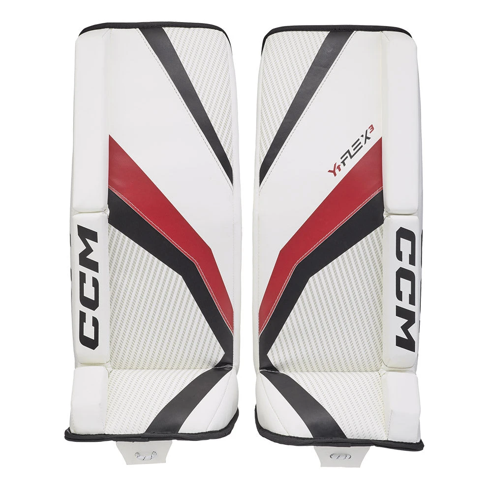 CCM YTFLEX 3 Youth Ice Hockey Goalie Leg Pads 4 CCM YTFLEX 3 Youth Ice Hockey Goalie Leg Pads - Image 2