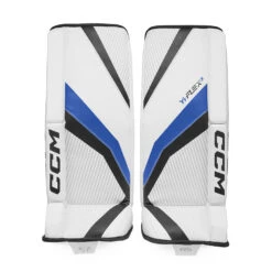 CCM YTFLEX 3 Youth Ice Hockey Goalie Leg Pads 7 CCM YTFLEX 3 Youth Ice Hockey Goalie Leg Pads -Discount Hockey Shop GPYFX3 WHTRYL 01