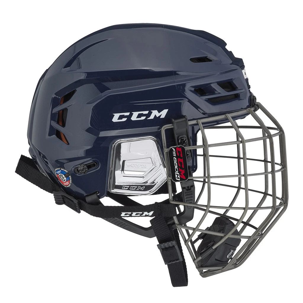 CCM Tacks 710 Senior Hockey Helmet W/ Cage 10 CCM Tacks 710 Senior Hockey Helmet W/ Cage - Image 8