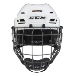 CCM Tacks 710 Senior Hockey Helmet W/ Cage 28 CCM Tacks 710 Senior Hockey Helmet W/ Cage -Discount Hockey Shop HT710C WHT 2