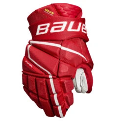 Bauer Vapor HyperLite Junior Ice Hockey Gloves -Discount Hockey Shop HYPERLITE JR FRONT RED1