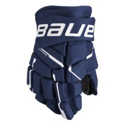 Bauer Supreme M5 Pro Junior Ice Hockey Gloves 25 Bauer Supreme M5 Pro Junior Ice Hockey Gloves -Discount Hockey Shop M5PRO JR FRONT NAVY