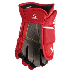 Bauer Supreme M5 Pro Junior Ice Hockey Gloves 21 Bauer Supreme M5 Pro Junior Ice Hockey Gloves -Discount Hockey Shop M5PRO JR PALM RED