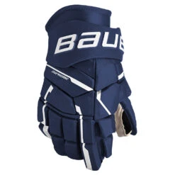 Bauer Supreme M5 Pro Senior Ice Hockey Gloves 17 Bauer Supreme M5 Pro Senior Ice Hockey Gloves -Discount Hockey Shop M5PRO SR FRONT NAVY
