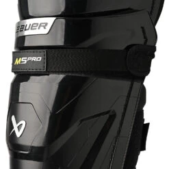 Bauer Supreme M5 Pro Senior Ice Hockey Shin Guards -Discount Hockey Shop M5PRO SR strap detail