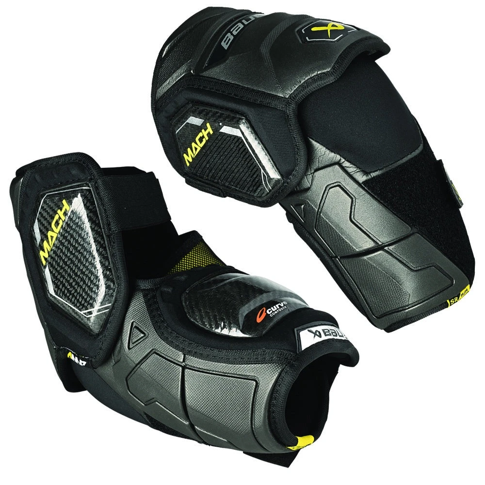 Bauer Supreme Mach Intermediate Ice Hockey Elbow Pads 3 Bauer Supreme Mach Intermediate Ice Hockey Elbow Pads