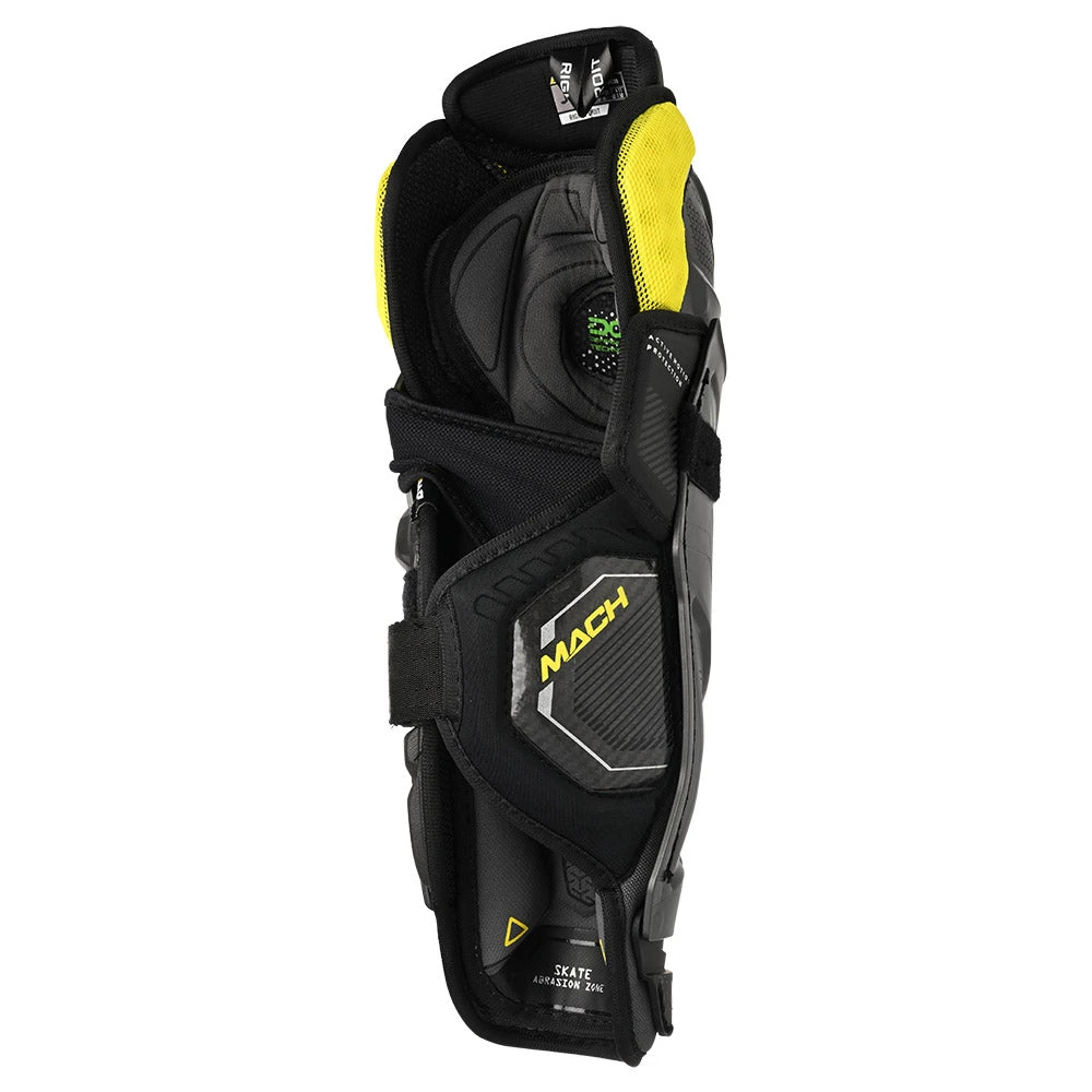 Bauer Supreme Mach Junior Ice Hockey Shin Guards 5 Bauer Supreme Mach Junior Ice Hockey Shin Guards - Image 3