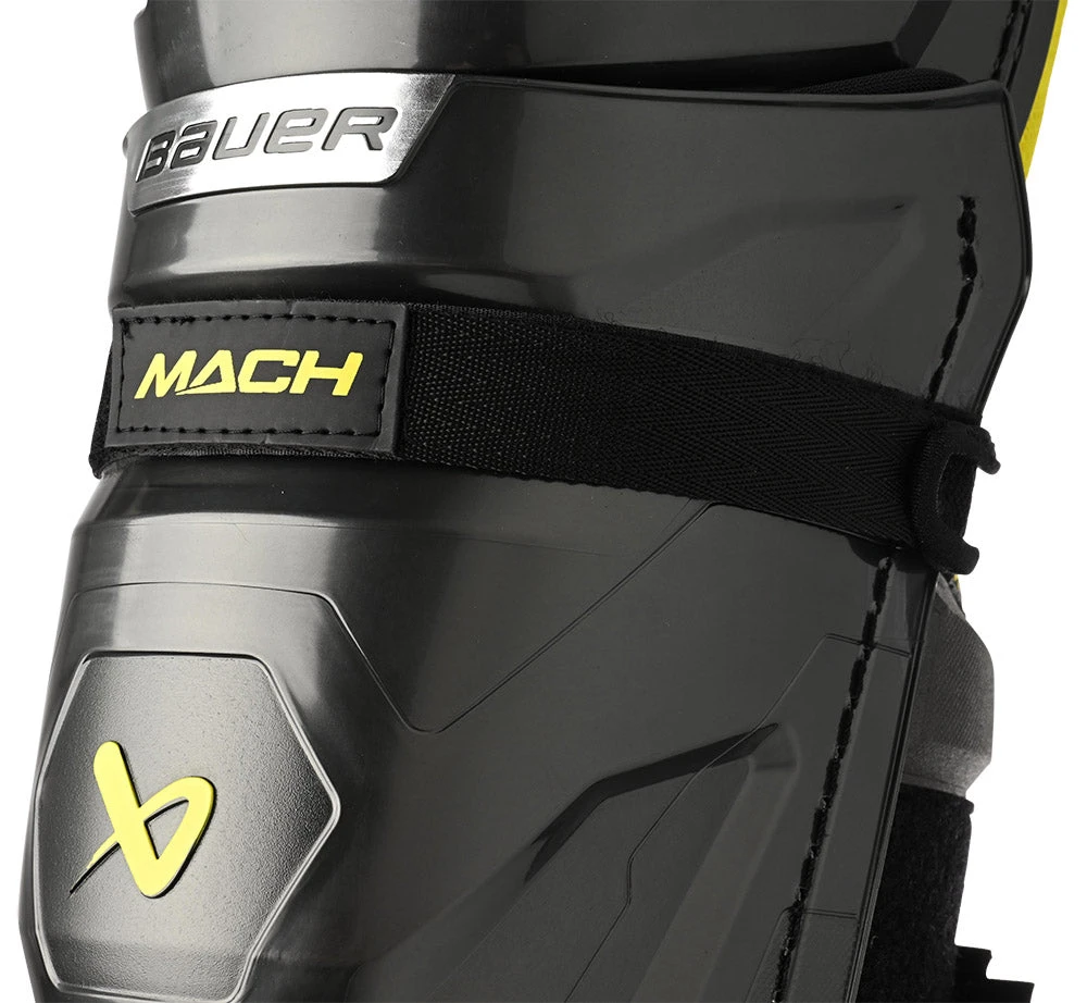 Bauer Supreme Mach Senior Ice Hockey Shin Guards 9 Bauer Supreme Mach Senior Ice Hockey Shin Guards - Image 7