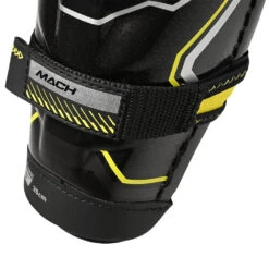 Bauer Supreme Mach Youth Ice Hockey Shin Guards -Discount Hockey Shop MACH YTH shin cap flex detail
