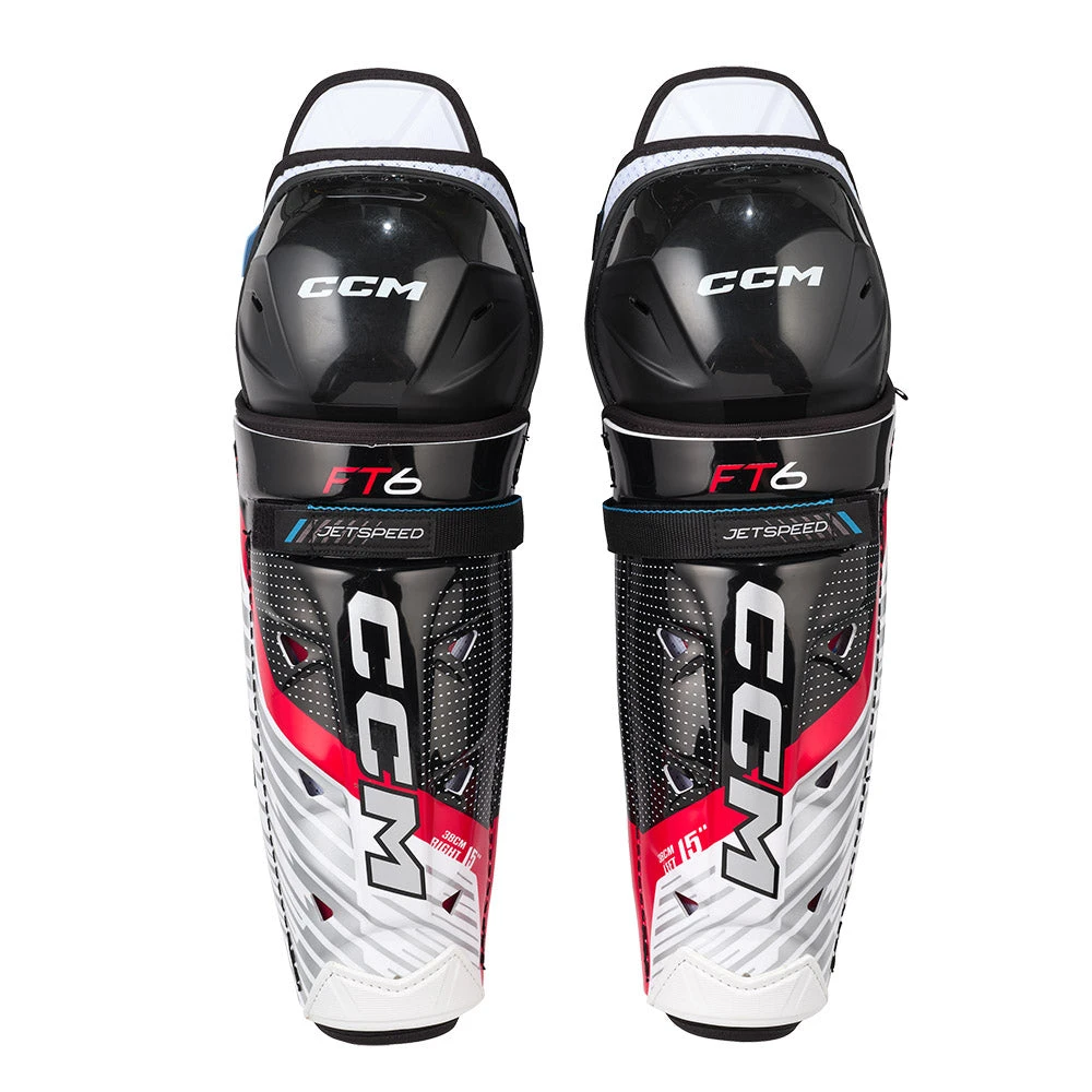 CCM Jetspeed FT6 Junior Ice Hockey Shin Guards 4 CCM Jetspeed FT6 Junior Ice Hockey Shin Guards - Image 2