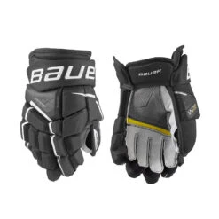 Bauer Supreme Ultrasonic Junior Ice Hockey Gloves 10 Bauer Supreme Ultrasonic Junior Ice Hockey Gloves -Discount Hockey Shop UltraSonicJr.Black White