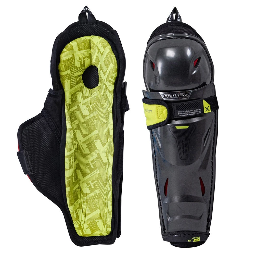 Bauer Vapor Velocity 2022 Junior Ice Hockey Shin Guards 3 Bauer Vapor Velocity 2022 Junior Ice Hockey Shin Guards