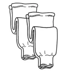 Pearsox Pro Weight Hockey Socks - White