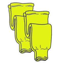 Pearsox Pro Weight Hockey Socks - Neon Yellow