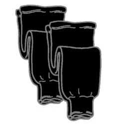 Pearsox Pro Weight Hockey Socks - Black