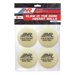 A&R Glow In The Dark Street Hockey Balls - 4 Pack