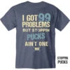 DSC "Stoppin' Pucks" Adult T-Shirt -Discount Hockey Shop stopping pucks nvy